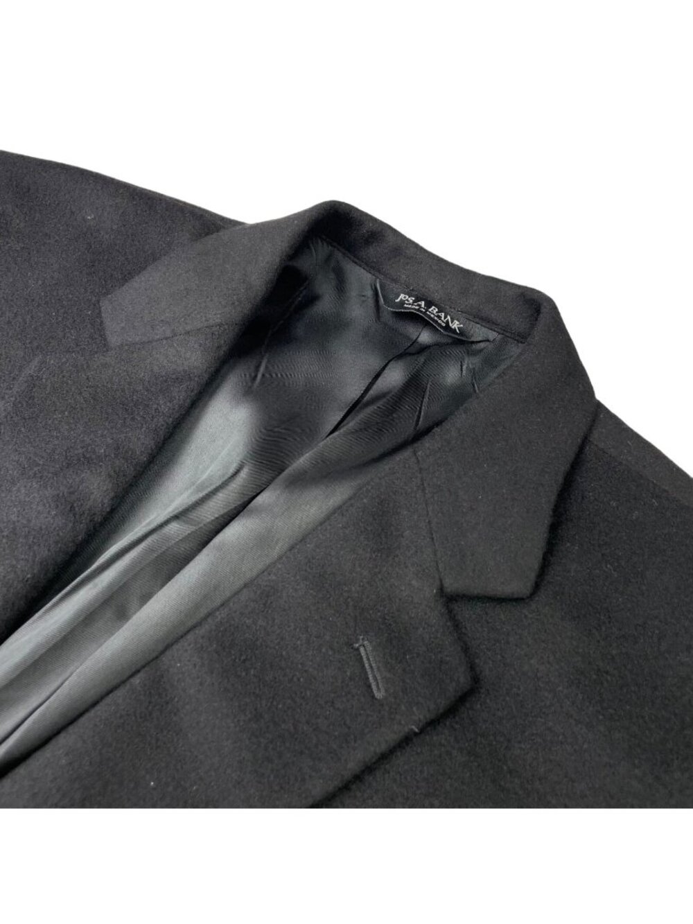 Jos A Bank Men’s Gordon 100% Cashmere 2-Button Blazer Jacket Black • 43L